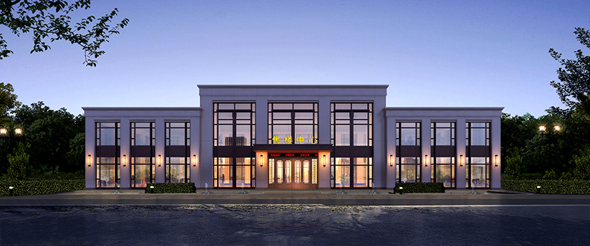 杭州顺发美哉美城售楼部幕墙工程